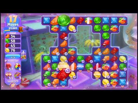 Wonka's World of Candy Level 573 - NO BOOSTERS + FULL STORY 🍫 | SKILLGAMING ✔️