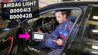 FIX CODE B000413 B00042B AIRBAG LIGHT DODGE JEEP CHRYSLER RAM FIAT ALFA ROMEO LANCIA