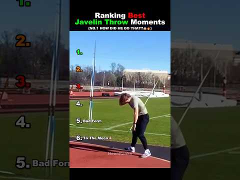Ranking Best Javelin Throw Moments🔥