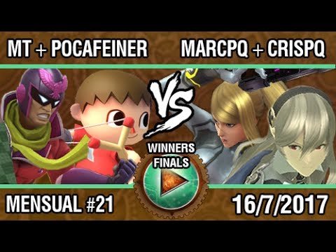 [Afterlife 21] MT + Pocafeiner vs marcpq + crispq SSB4 Winners Finals