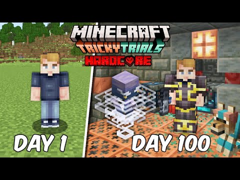 Surviving 100 Days in Minecraft 1.21 Hardcore