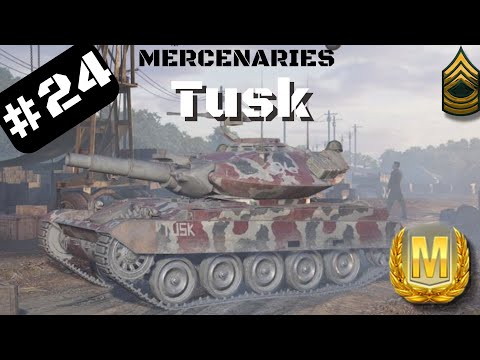 Tusk Mercenary Tank Review, World of Tanks Console.