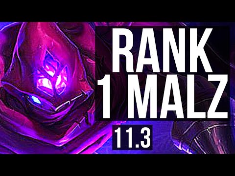 MALZAHAR vs IRELIA (MID) | Rank 1 Malz | EUW Grandmaster | v11.3