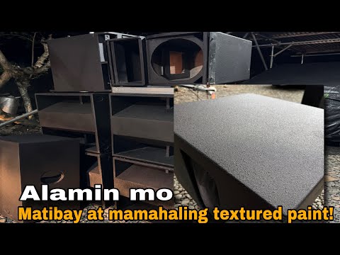 Gamit kong Textured paint na matibay para sa DIY Line Array na siguradong magugutuhan mo! 