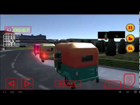 City Tuk Tuk Auto Rickshaw Video