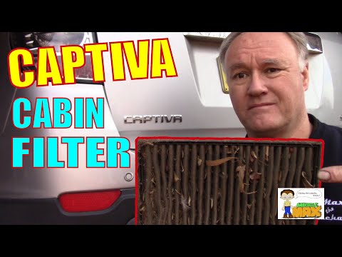 Holden Captiva Cabin Filter Replacement
