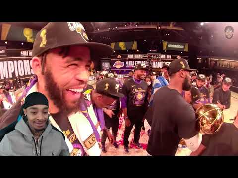 FlightReacts what it look like behind the scenes of the Lakers winning the 2020 NBA Championship!