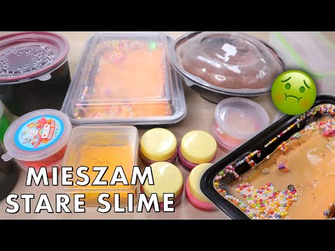 Mieszam Moje Wszystkie Slime! Stare i Zepsute Slime 🤢