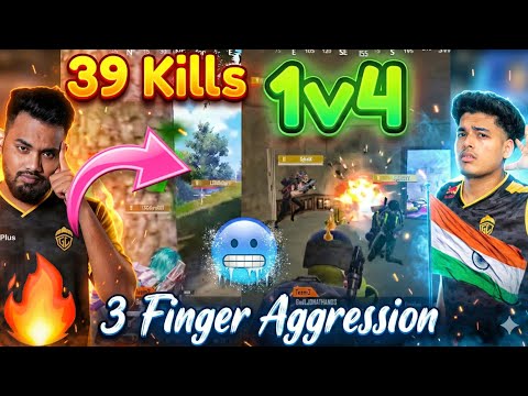 🇮🇳JONATHAN Manya Shocking 1v4 🥶💦 39 Kills 🥵 Old GodL is Back🔥 Ready to Dominate BGIS 🏆