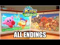 Kirby And The Forgotten Land All ENDINGS Normal Vs True Endings