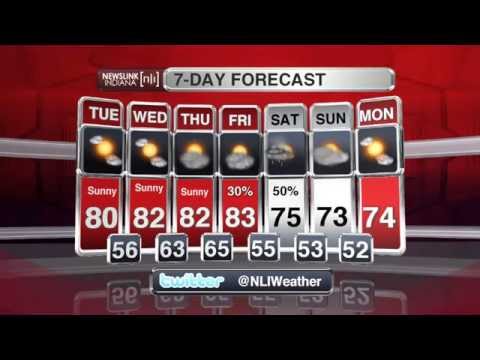 Newslink Indiana Weather September 15, 2015 - Chelsea Smith