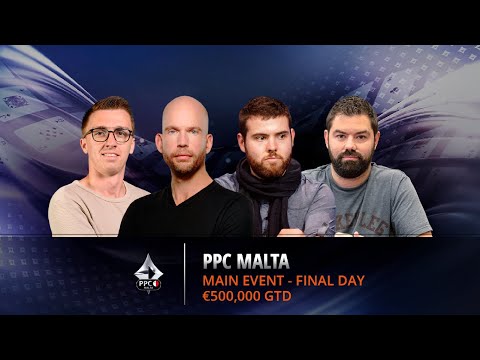 LIVE: PPC Malta [LIVE] - Main Event - Final Day | 1st €80,000 | GTD €500K| partypoker