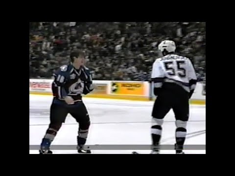 Ed Jovanovski Drops Adam Deadmarsh Nov. 1st, 2000