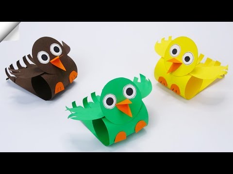 DIY paper toys Easy paper birds