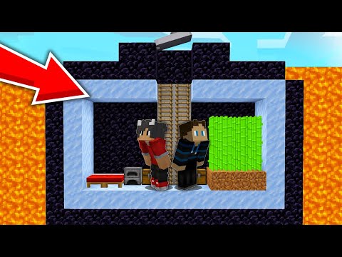 Overlever I BUNKER Mens Lavaen Stiger I Minecraft!