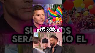 HIJOS DE RICKY MARTIN SERAN IGUAL A EL 🤔  #short