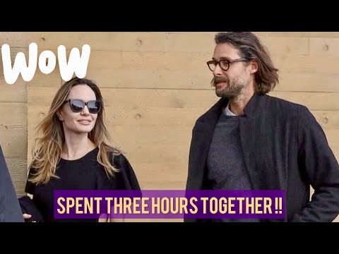 Spent THREE Hours Together and They Look SO HOT Together! Angelina Jolie and David de Rothschild