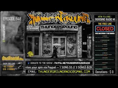 THUNDERGROUND RADIO EP #549 - #BOOMBAPHIPHOP
