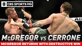 Conor McGregor TKOs Cowboy Cerrone in under a minute in return | Post Match Analysis | CBS Sports HQ