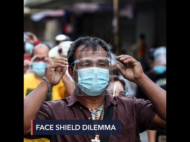 Duterte decides to again require face shields outdoors, indoors