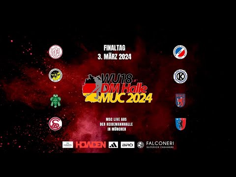 MSC Live: Deutsche Meisterschaft Hallenhockey WU18 - 03.03.2024 09:30 h
