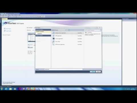 Visual Basic 2010 Express Tutorial 2 Your First Program Hello World