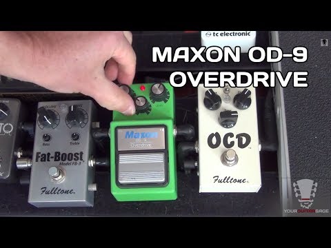 Maxon OD-9 Overdrive Tube Screamer Pedal - Gear Review