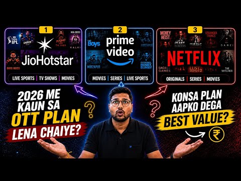 Saaf Reviews: Netflix vs Prime vs JioHotstar, which plan to buy?
