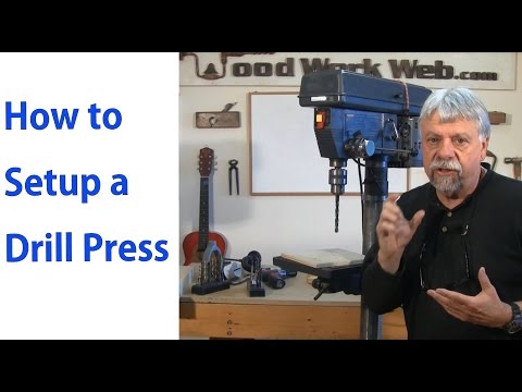How to Setup and Use the Drill Press - Woodworking for Beginners #5
