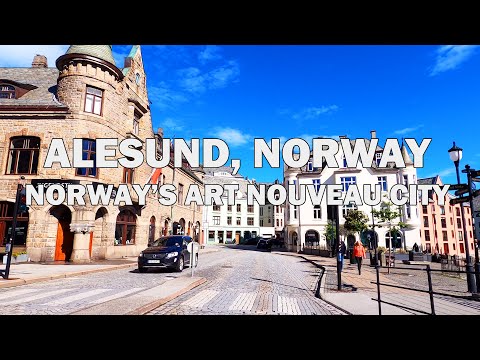 Alesund, Norway - Driving Tour 4K