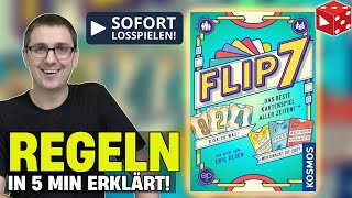 Flip 7 - Regeln in 5 Minuten verständlich erklärt - "Das beste Kartenspiel der Welt"