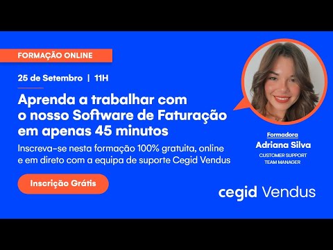 Formação Online Cegid Vendus