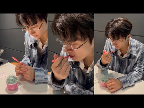 [enhypen] JAY FINALLY TRIED MINT CHOCO ICE CREAM AND SUNOO IS ENJOYING IT 🤧