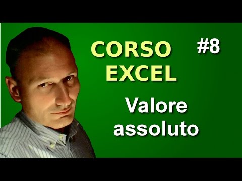 Excel Course - Lesson 8 - Absolute Value