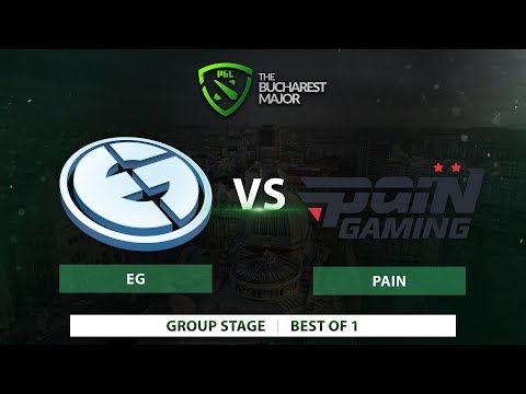EG vs Pain | Best of 1 | The Bucharest Major 2018