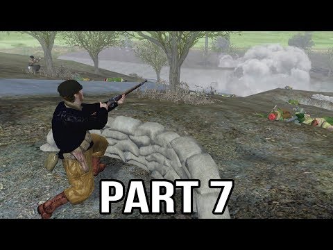 Call of Duty 2 Spanish Civil War Gameplay Part 7 - Hill Defense