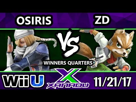 S@X 229 Smash 4 - ZD (Fox) Vs. Osiris (Sheik) - SSB4 Winners Quarters