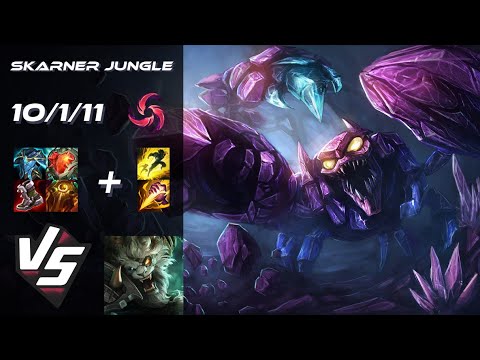 JUNGLE Skarner vs Rengar - EU Grandmaster Patch 14.7