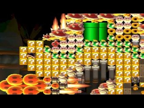 大トリで、クッパ大トリモノ　～『いい加減に城』クッパ城ver.～ by とりあえずビール - SUPER MARIO MAKER - No Commentary 一 1AJ