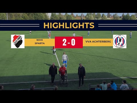 Highlights NIVO Sparta - VVA Achterberg.