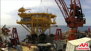 Download lagu Begini Cara Pemasangan Pondasi Untuk Kilang Minyak di Tengah Laut mp3