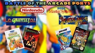 Battle of the Arcade ports - Gauntlet&The Newzealand Story - NES V Master System