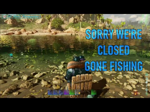 Ark Survival Ascended  – The Island (EP157) - Half Day Fishing Trip for Salmon on The Island