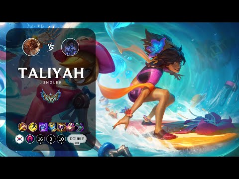 Taliyah Jungle vs Sylas - KR Challenger Patch 12.22