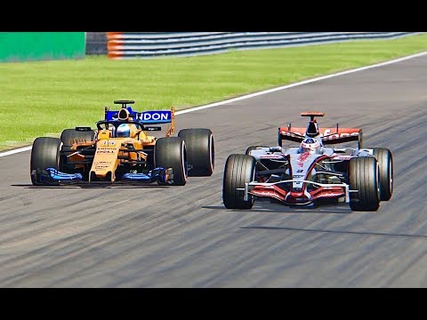 McLaren F1 2018 vs McLaren F1 2007 - Monza