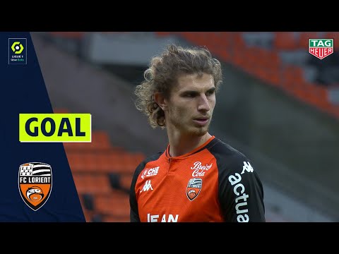 Goal Pierre-Yves HAMEL (29' pen - FC LORIENT) FC LORIENT - NÎMES OLYMPIQUE (3-0) 20/21