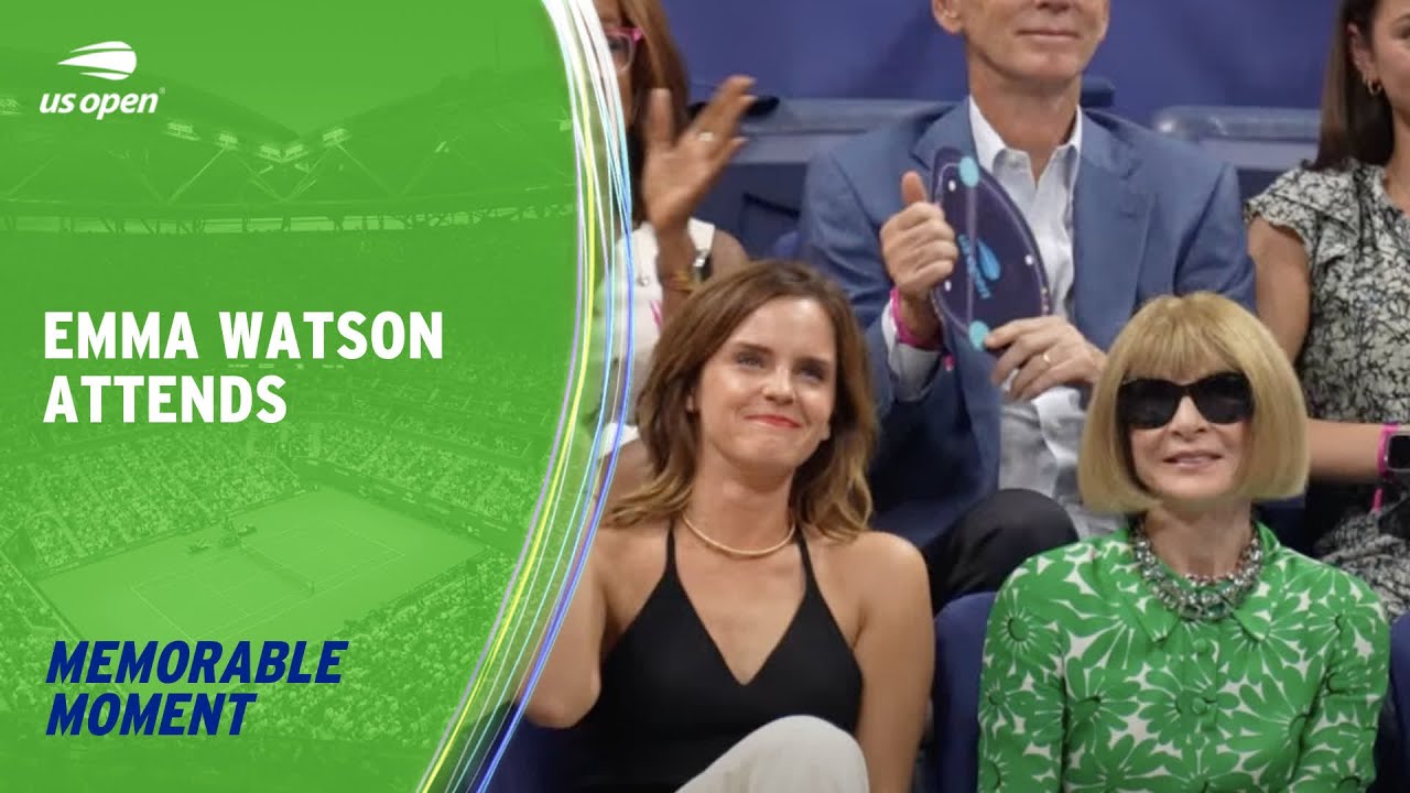 Emma Watson Spectates in Style | 2023 US Open
