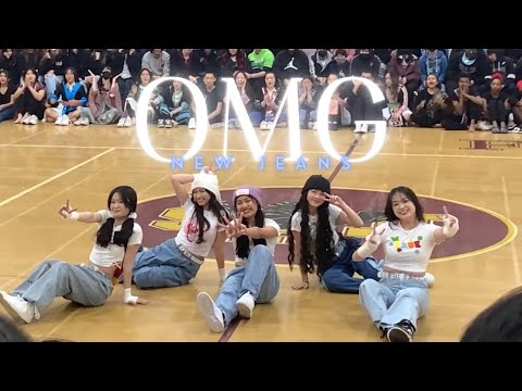 NEW JEANS ‘OMG’ [K-POP DANCE COVER IN PUBLIC/ HIGH SCHOOL MULTICULTURAL RALLY] By AURA