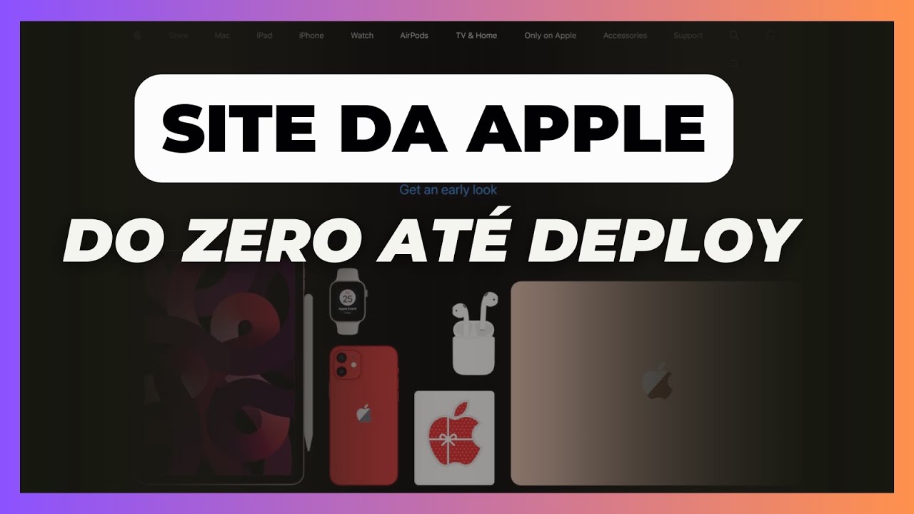 CLONANDO HOME PAGE DA APPLE COM HTML+CSS
