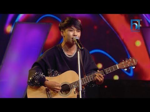 Yogesh Magar "Kalo Keshma Relimai" | LIVE - The Voice of Nepal Season 4 – 2022